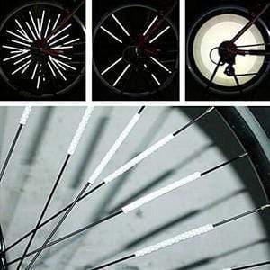 60% OFF TODAY!!BICYCLE WHEEL SPOKE REFLECTOR(12 PCS)– FITS ALL STANDARD SPOKED WHEELS