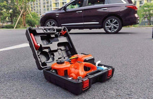 3-in-1 Electric Car Jack, Impact Wrench, and Tire Inflator