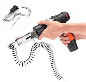Automatic Screw Spike Chain Nail Gun Adapter For Electric Drill Woodworking