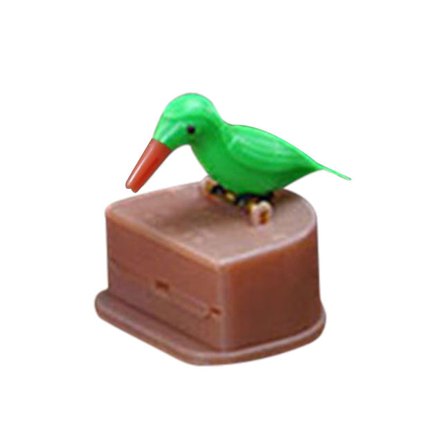 Automatic Cartoon Bird Push Toothpick Holder