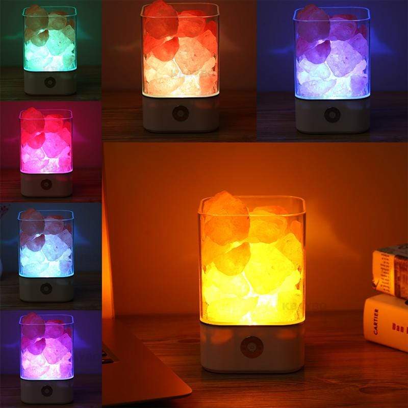 USB Crystal Light Salt Lamp