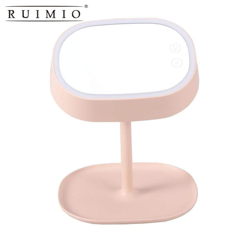 Folding Makeup Mirror Desk Lamp