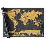 Deluxe World Scratch Map Map