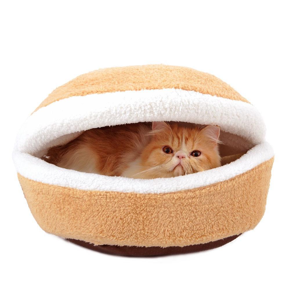 Hamburger Cat bed