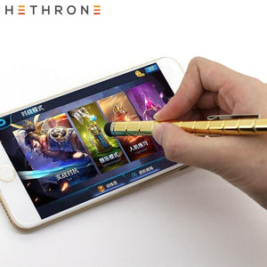 Hethrone Gold Luxury magnetic force Ballpoint Pen Optional Minimalism Superfine Touch screen Ball pen for DIY writing supplies