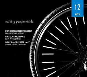 60% OFF TODAY!!BICYCLE WHEEL SPOKE REFLECTOR(12 PCS)– FITS ALL STANDARD SPOKED WHEELS